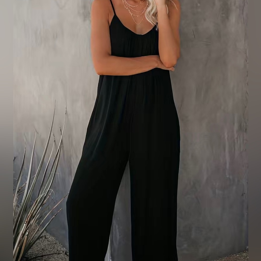 NWOT Boho spaghetti strap jumpsuit romper